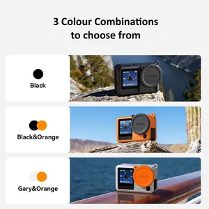 Telesin Silicone Protective cover/Lens Cover/Lanyard for DJI Osmo Action6