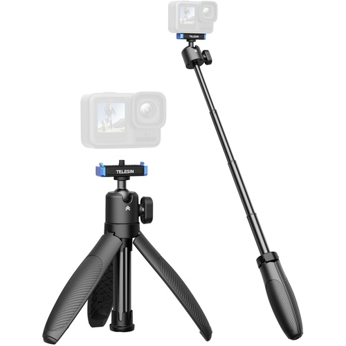 Telesin Magnetic Mount / Mini Tripod / Selfie Stick | For GoPro HERO13/Lit Hero/Max2