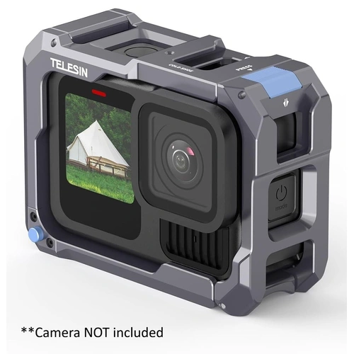 TELESIN Metal Camera Cage | for GoPro HERO13/12/11 Black/10/9 | Upgraded
