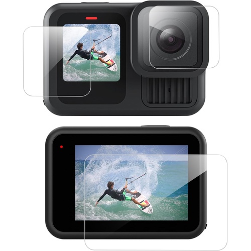 TELESIN Lens and Screen Protectors For GoPro HERO13 - HD Film Sets (2-Pack)