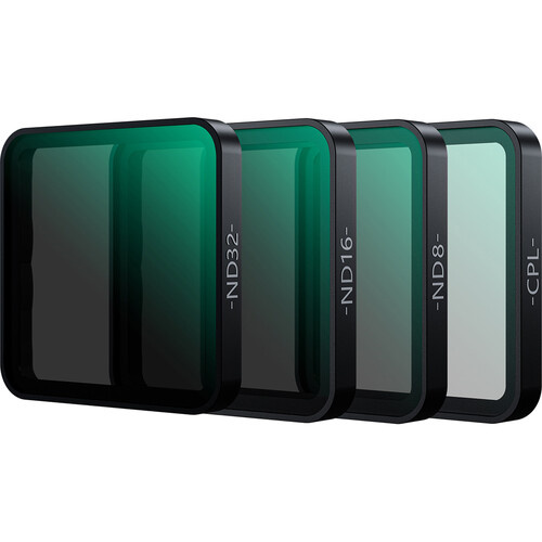 TELESIN Polariser/ND Filter Set | for Insta360 ACE Pro/Ace Pro2 | CPL/ND8/ND16/ND32