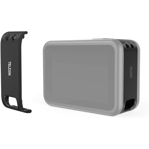 Telesin Open Battery Door for GoPro HERO13/12/11 Black/10/9 | Plastic | Allows Cable Entry
