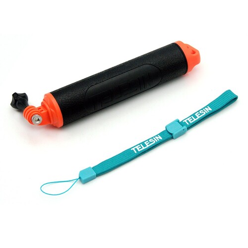 Telesin Floating Hand Grip for GoPro cameras [Colour: Orange]