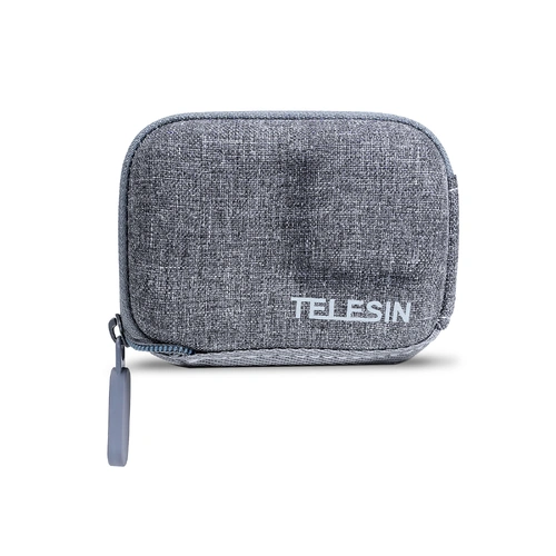 TELESIN Camera Case | For GoPro HERO13/12/11 Black/10/9 - Grey Fabric