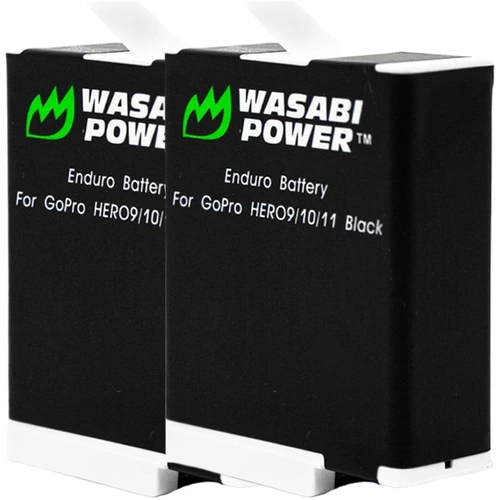 Wasabi Power ALL Weather Batteries (2-Pack) for GoPro HERO12/11 Black/10/9 